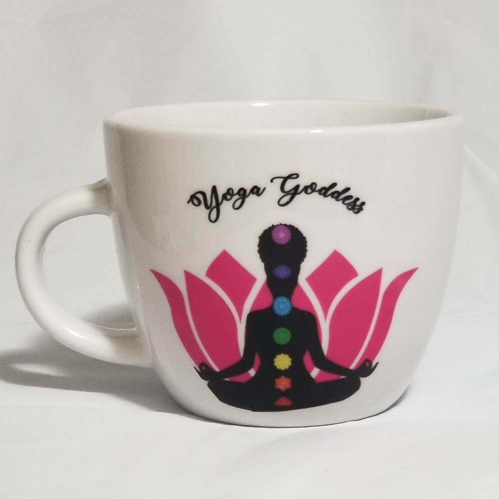 Yoga Goddess Chakra Mug 17oz Stoneware | Custom Handcrafted Avesta Project 62